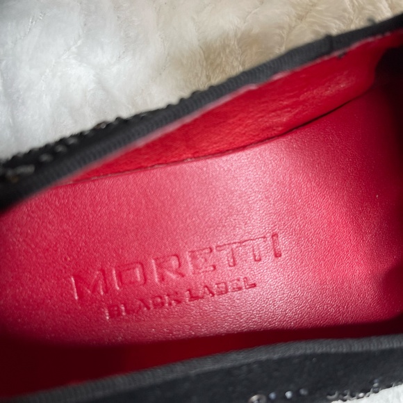 Moretti Black Label Men's Dress Shoes Red Bottom Size 8 Stud - Picture 4 of 16